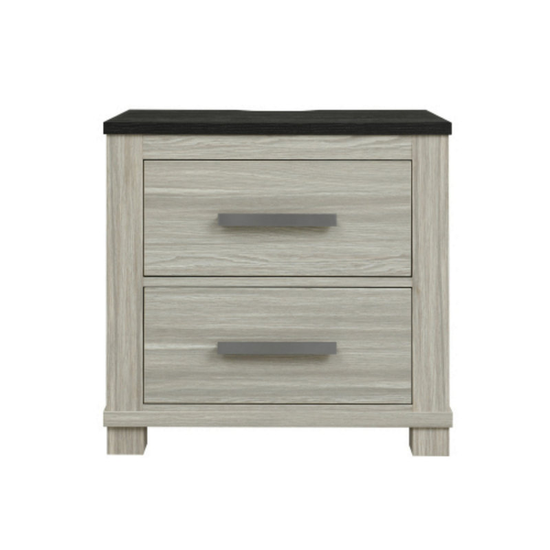 Table de chevet avec 2 tiroirs