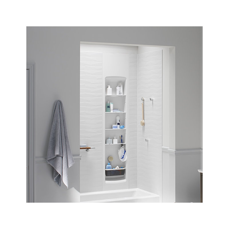 Choreograph 16,81 "x 95,31" Bathroom Shelf, Dune