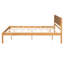 Base de lit plateforme pour grand lit, tête de lit, support robuste en lattes de bois, sans sommier pour grand lit, base, po-1902636175-1902636401