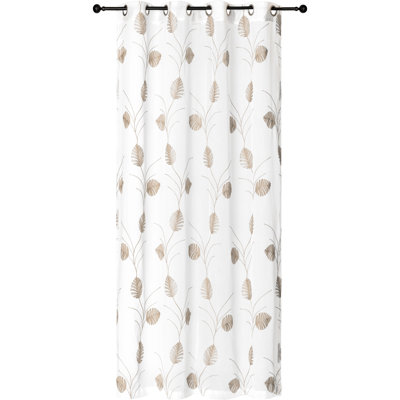 Semi Sheer Curtain Single Panel