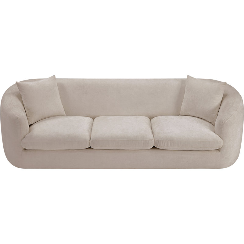 Canapé Penelope Millionder Chenille, Tissu chenille beige
