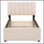 Lit plateforme tapissier Teddy-767458109