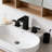 Widespread Bathroom Faucet 3 Hole, 2-Handle Bathroom Sink Faucet With Drain Assembly-120542035