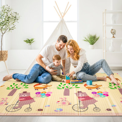 Tapis en mousse pour enfants Woodland Buddies de 78 po Sorbus