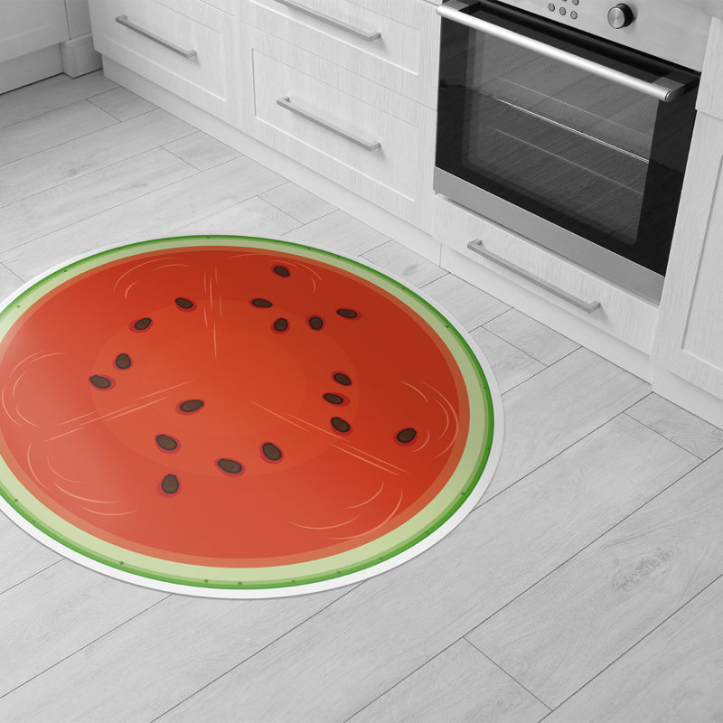 Tapis d'intérieur / extérieur antidérapant Melon 39 "x 39"