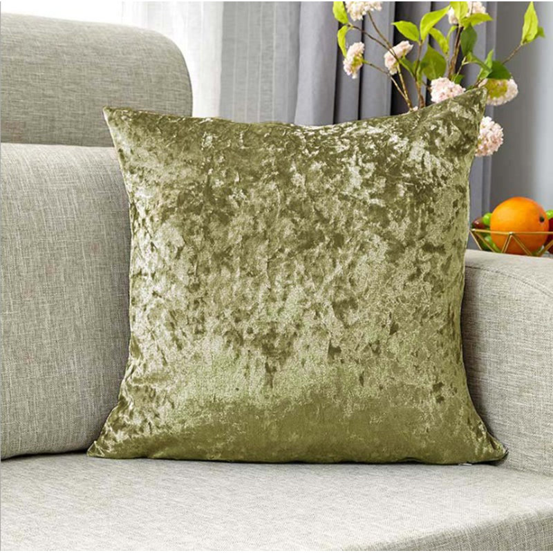  Housse de coussin carrée en polyester, Vert