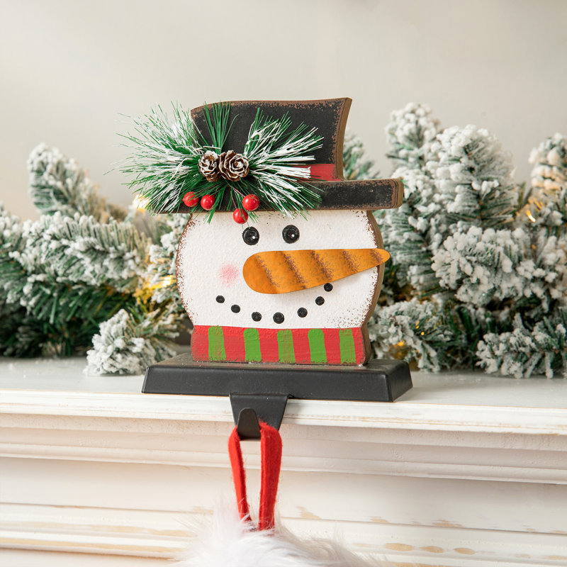Snowman Head Stocking Holder