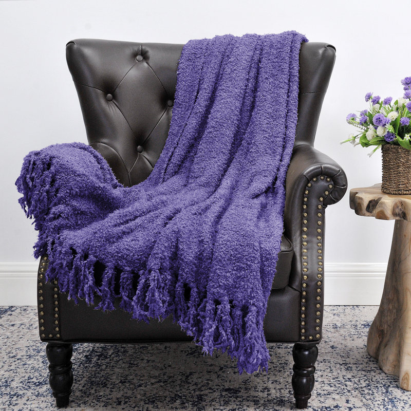 Throw Blanket, Indigo, 127cm W x 152.4cm L