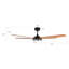 Ventilateur de plafond standard à DEL à 5 pales Ahriya avec télécommande et ensemble d'éclairage inclus-28156517-78298008