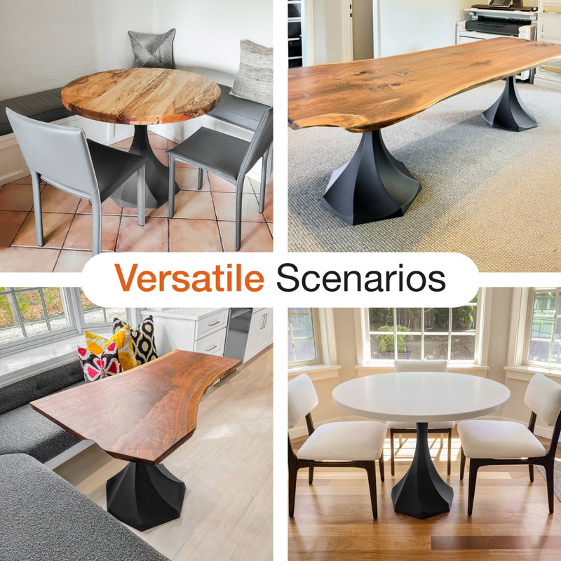 Lithe Metal Dining Table Base
