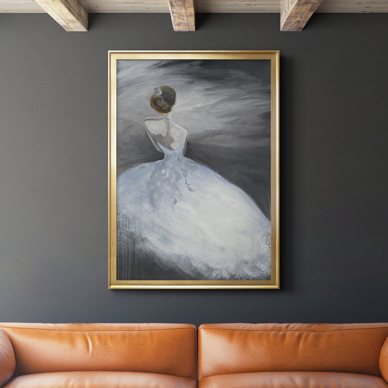 " Off In The Distance ", Gold Framed, 42.5" H x 30.5" W x 1" D