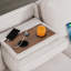 Canapé-lit en L 91 po avec bibliothèque et méridienne de rangement, 2 porte-gobelets + ports USB, 2 coussins inclus-1479070431-1507585104