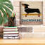 «Dachshund Longboard» par Ryan Fowler, estampe numérique sur toile-721280865
