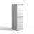 Metal Vertical File Cabinet with Lock and 4 Drawers-948344771