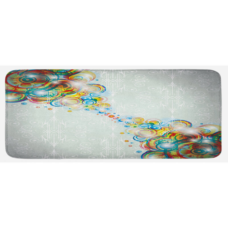 Tapis de cuisine abstrait