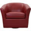 Fauteuil demi-tonneau pivotant de 32 po Agee-24330661