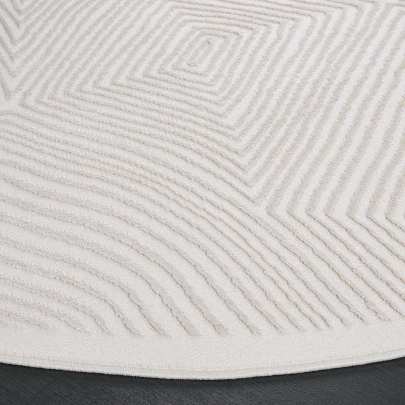 Tapis Shyler Performance Abstract, Rond 6 pi 7 po