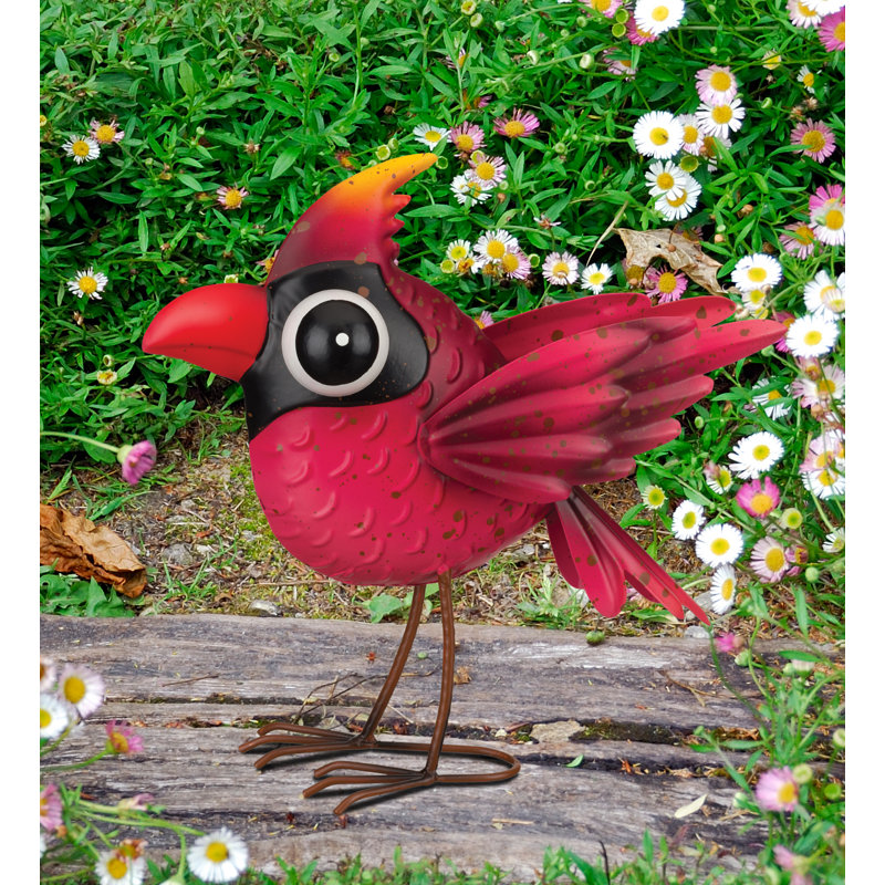 Décoration d'oiseaux 9 po - Cardinal