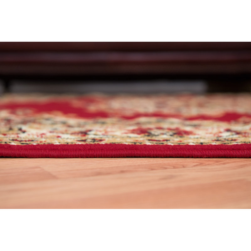 Tapis rouge Marta, Tapis de couloir 2 pi 3 po x 7 pi 2 po