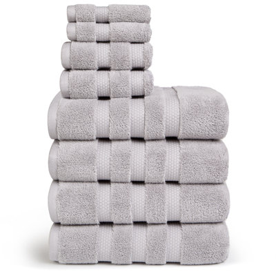 Ensemble de serviettes 100% coton 8 pièces Espinoza