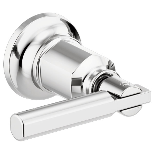 Invari Two-Handle Wall Mount Tub Filler, Polished Chrome, Lever