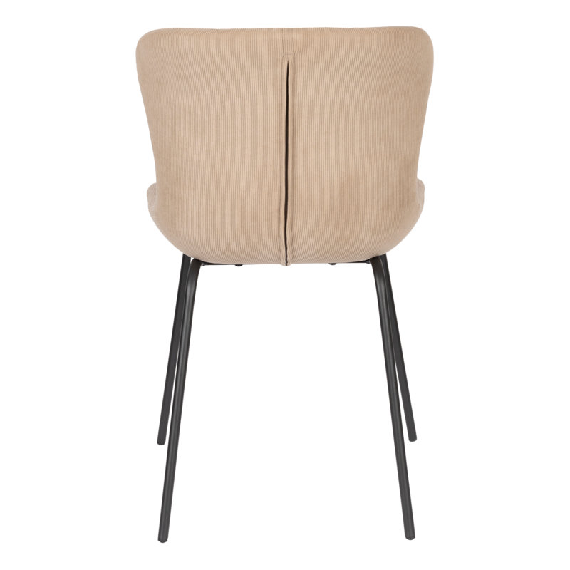 Junzo Upholstered Dining Chair, Brown