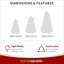 LED Lightup Half Christmas Tree-2099628048