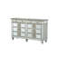 Commode double à 8 tiroirs Dhawal