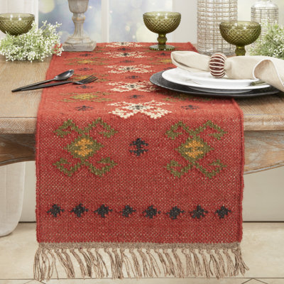 Rustic Charm Kilim Table Runner