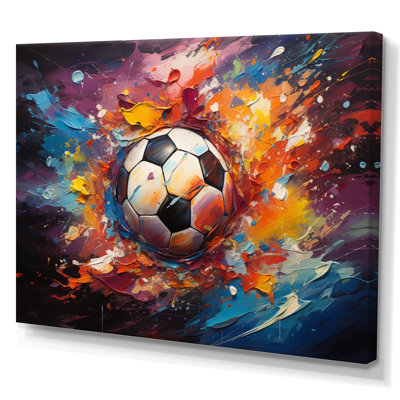 Soccer Ball Kaleidoscope II - Sports Wall Art Prints
