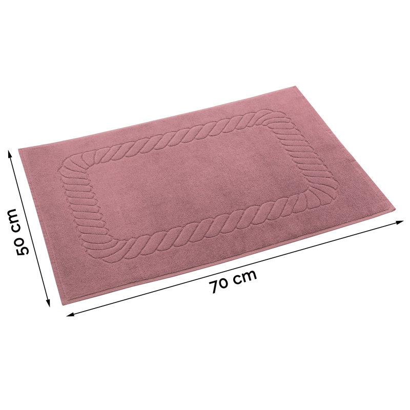 Bath Rug, Antique Pink