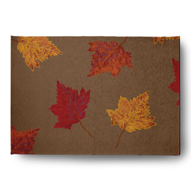 Chenille Floral Indoor Rug