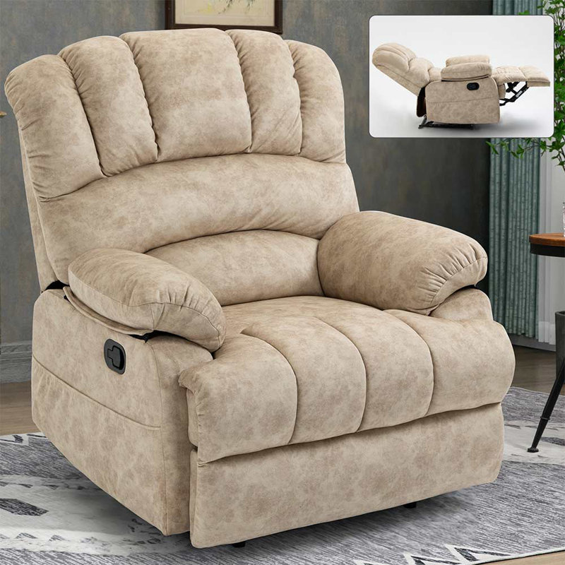 Manual Recliner Chair, Beige