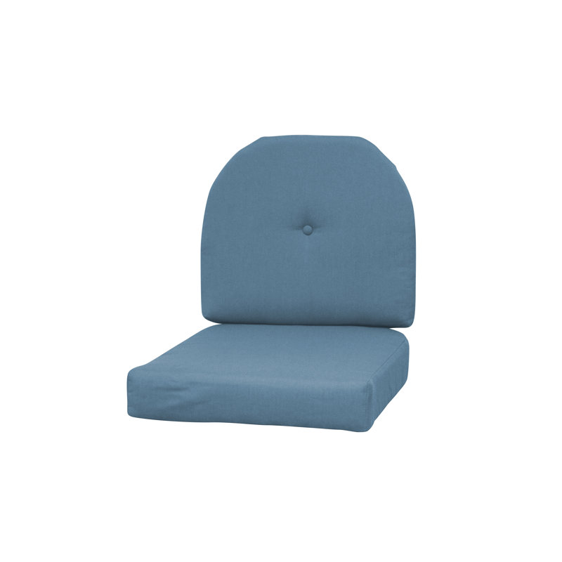 Sunbrella Outdoor Rocking Chair Cushion, Spectrum Denim Sunbrella® Plainweave