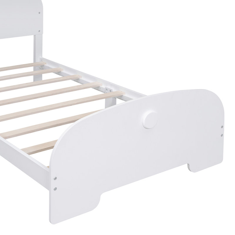 Lit Aarif par Zoomie Kids, Simple, Blanc