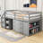 Jametrius 3 Drawer Loft Bed with Built-in-Desk by Harriet Bee-688414895-688483819