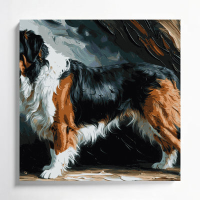 Chiens, grand chien de montagne suisse, art mural sur toile