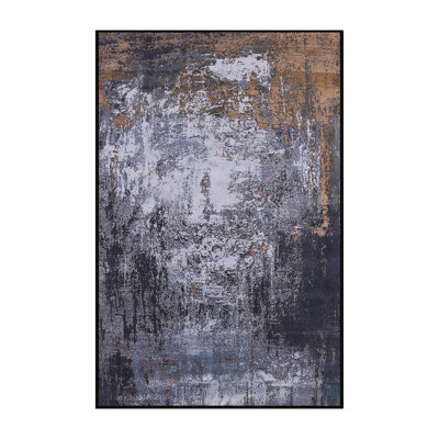Tapis abstrait gris / brun Brightmont