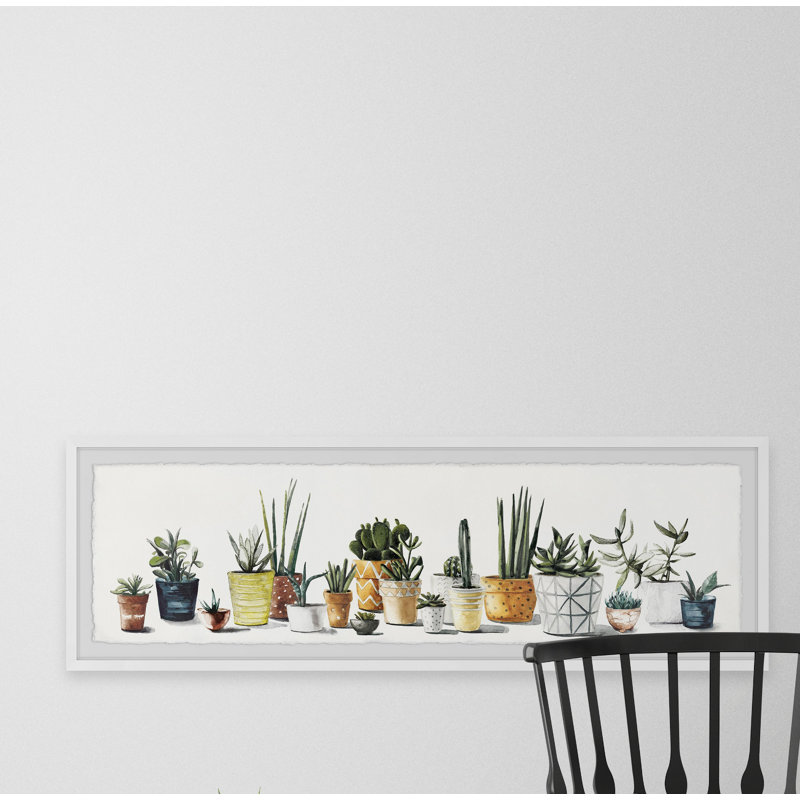 « zen oasis »-cadre photo panoramique sur papier, H 10 po x l 30 po x P 1,5 po