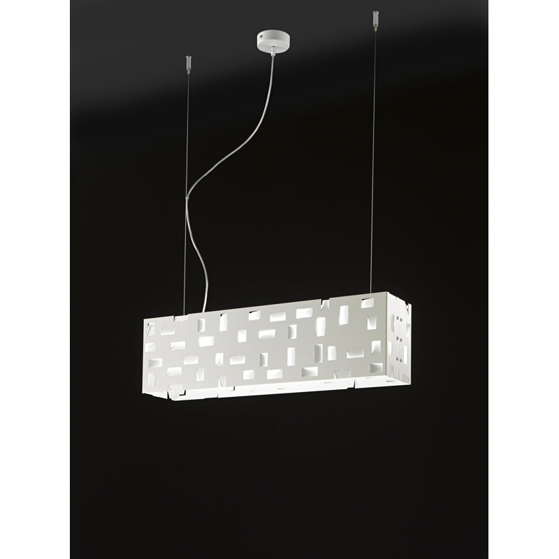 Berlino Est 1 - Light LED Kitchen Island Pendant, White