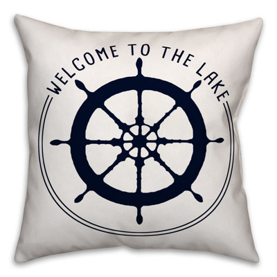  Coussin extérieur Welcome to the Lake