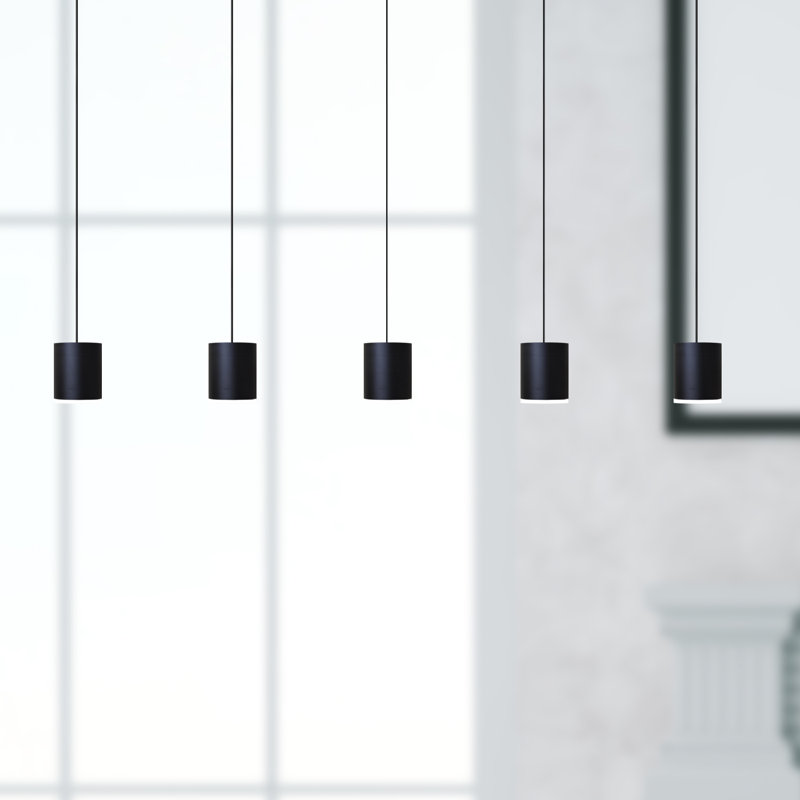 Andromedae 5 - Light Kitchen Island Pendant, Black