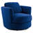 Pirouette Performance Velvet Swivel Armchair-319718230