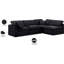 Ensemble modulaire de coin en velours 4 pièces Itala-94482386