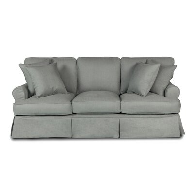 Pike 85"" Rolled Arm Slipcovered Sofa with Reversible Cushions -  Birch Laneâ¢, D47C78B9E6E4498E93984E9C5ACBD462