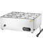 Chauffe-plat électrique commercial à 6 casseroles pour salle de bain 6 * 8 pte Buffet