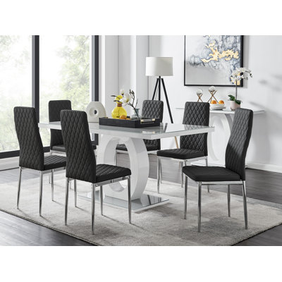 Scottsmoor Modern 7-Piece Dining Table Set