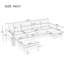 Canapé modulaire convertible en L 110 po-1055869352-1055308611
