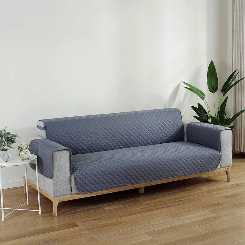 Housse pour canapé 4 places, H 86 po x l 78 po x P 30 po, Gris