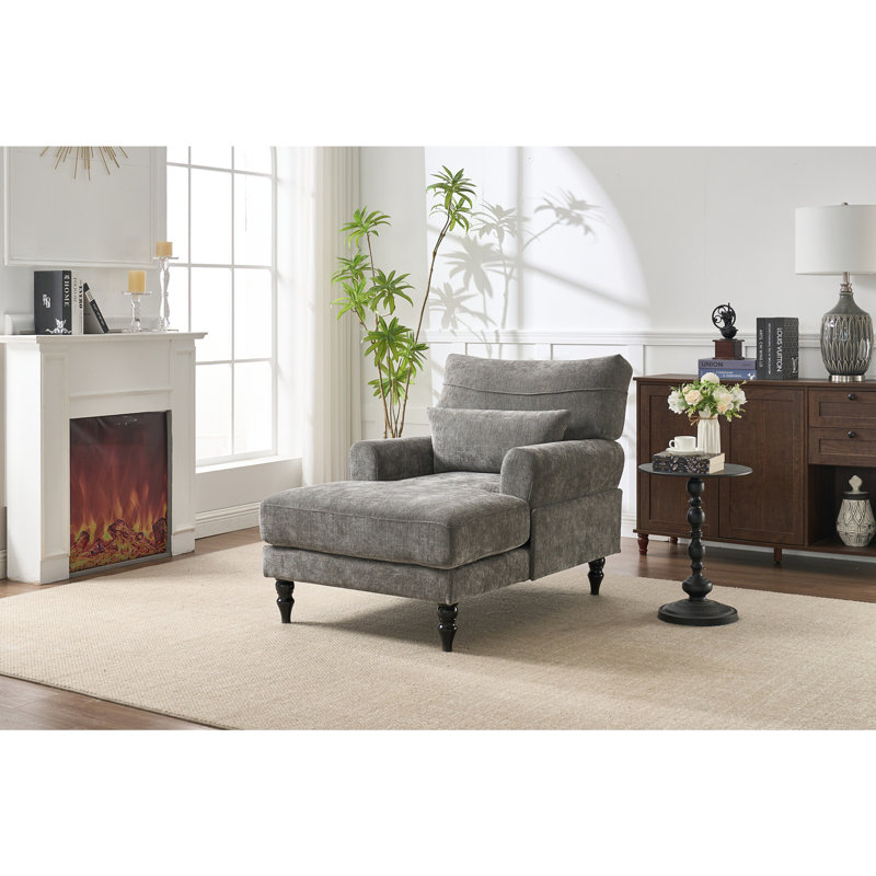 Chaise longue moderne, Gris
